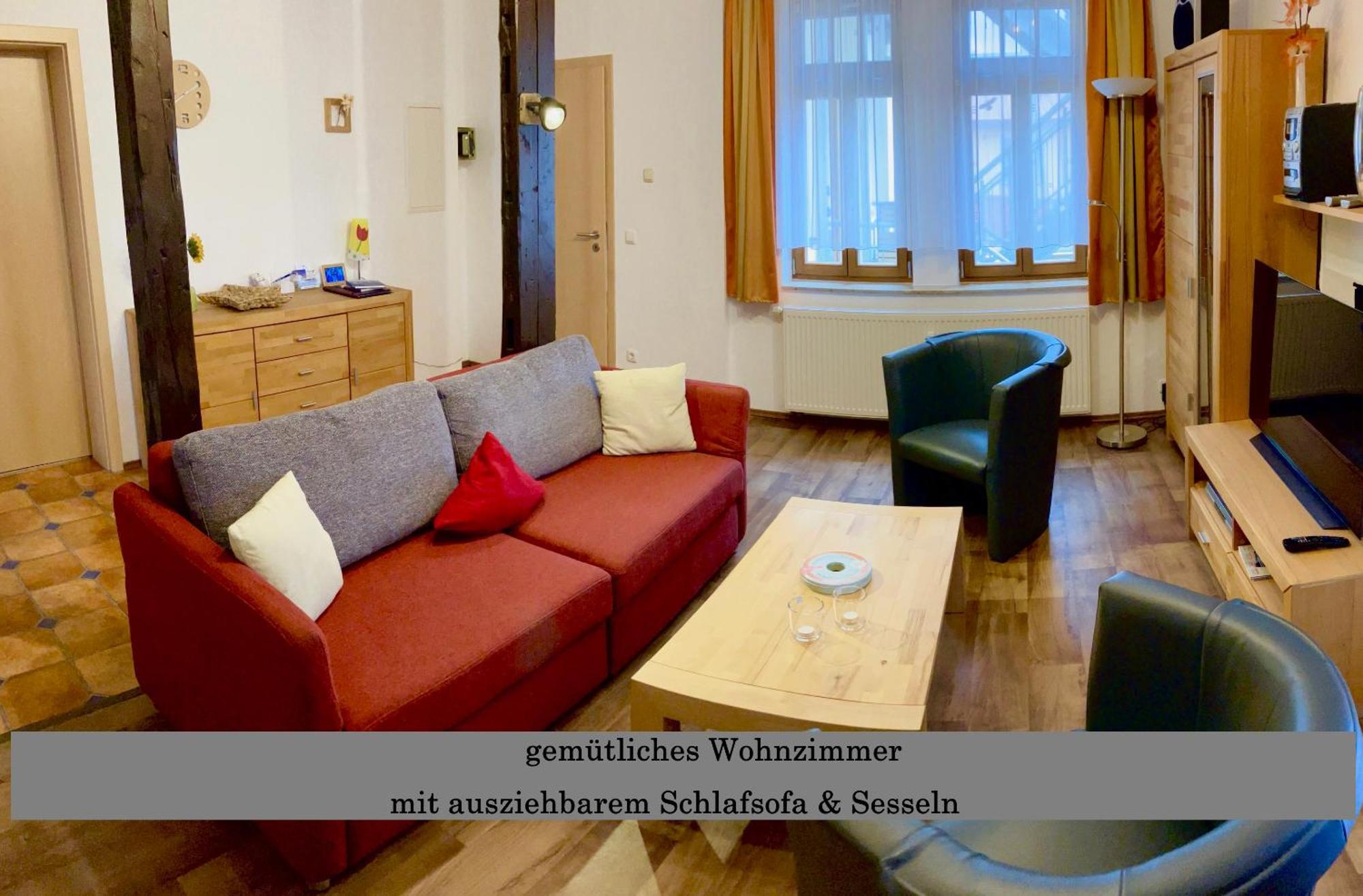 Ferienwohnung Auszeit Am Kurpark Bad Berka - Balkon - Ruhige Lage- Gratis Parkplatz & Wlan Екстериор снимка
