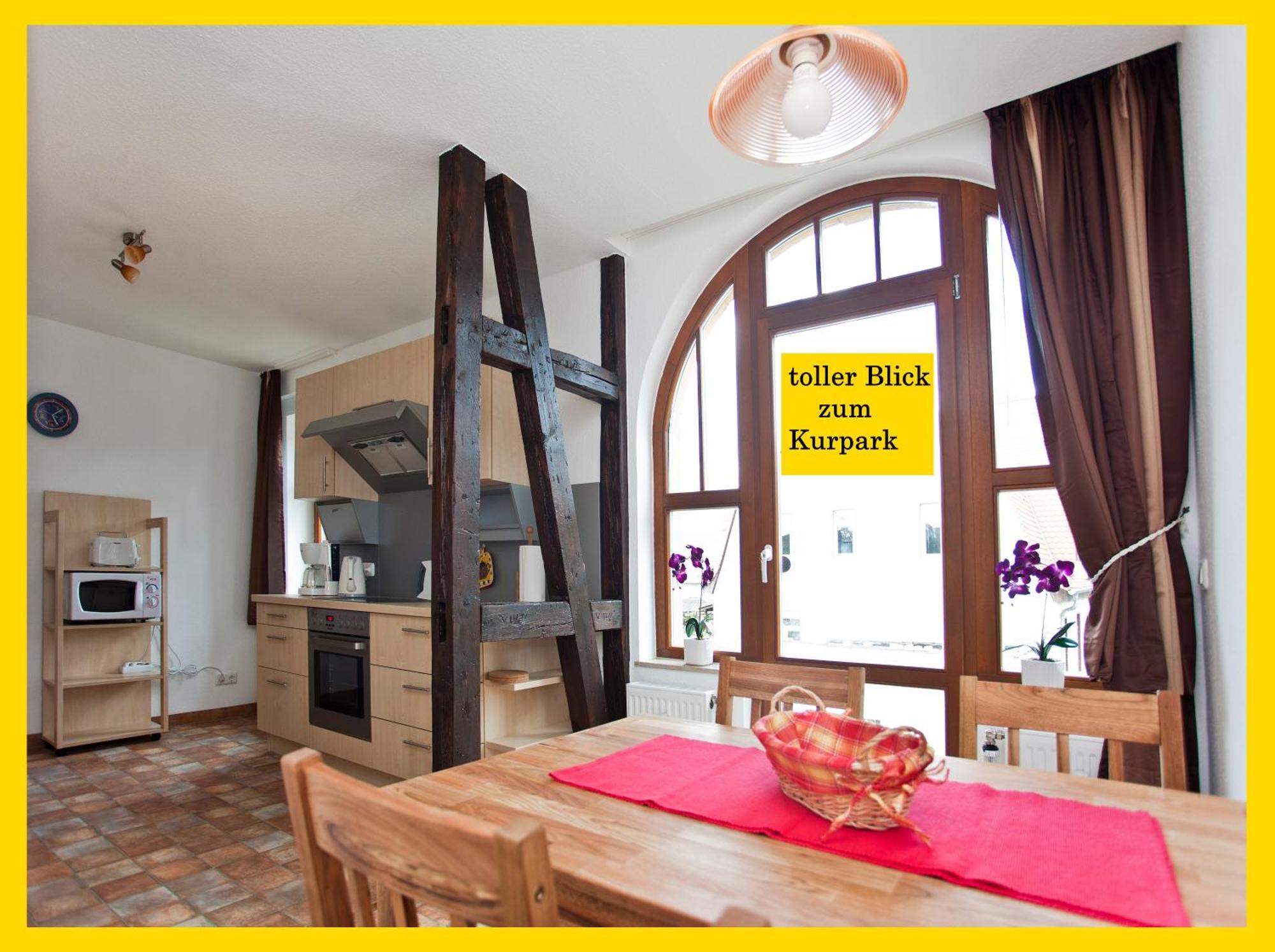 Ferienwohnung Auszeit Am Kurpark Bad Berka - Balkon - Ruhige Lage- Gratis Parkplatz & Wlan Екстериор снимка