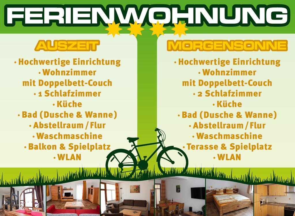 Ferienwohnung Auszeit Am Kurpark Bad Berka - Balkon - Ruhige Lage- Gratis Parkplatz & Wlan Стая снимка